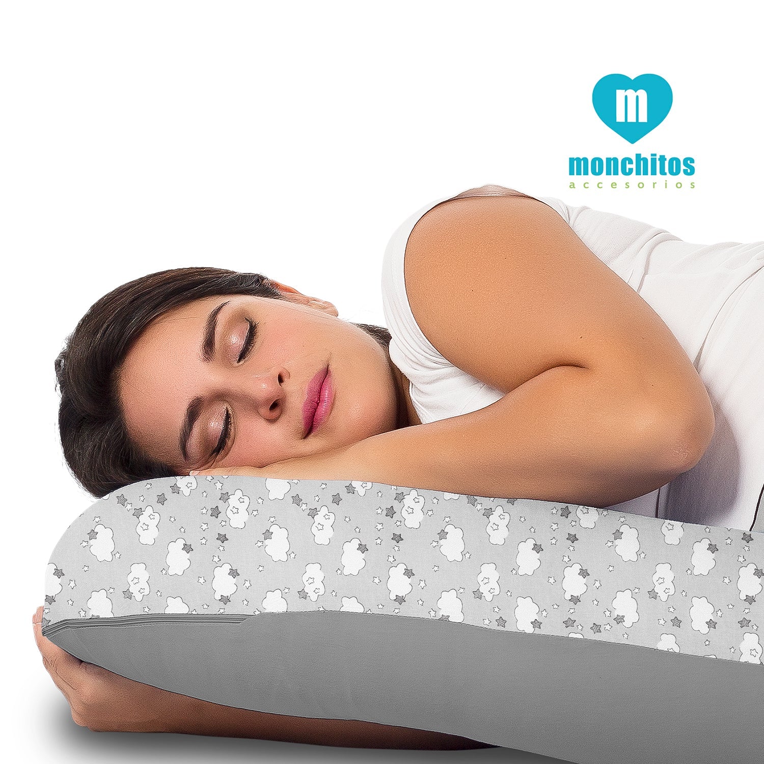 Cojin Lactancia Almohada De Lactancia 60x60 Cm Ajustable Con